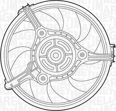 Magneti Marelli 069422267010 - Ventilateur, refroidissement du moteur cwaw.fr