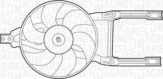 Magneti Marelli 069422204010 - Ventilateur, refroidissement du moteur cwaw.fr