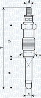 Magneti Marelli 061830166304 - Bougie de préchauffage cwaw.fr