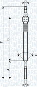 Magneti Marelli 062900051304 - Bougie de préchauffage cwaw.fr