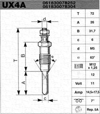 Magneti Marelli 061830078304 - Bougie de préchauffage cwaw.fr