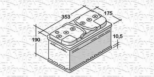 Magneti Marelli 068100085010 - Batterie de démarrage cwaw.fr