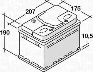 Magneti Marelli 068045036010 - Batterie de démarrage cwaw.fr