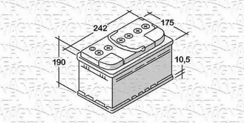 Magneti Marelli 068064064010 - Batterie de démarrage cwaw.fr