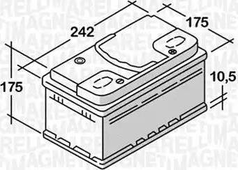 Magneti Marelli 068060060030 - Batterie de démarrage cwaw.fr