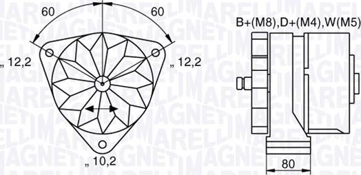 Magneti Marelli 063534699820 - Alternateur cwaw.fr