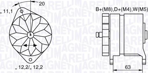 Magneti Marelli 063534690480 - Alternateur cwaw.fr