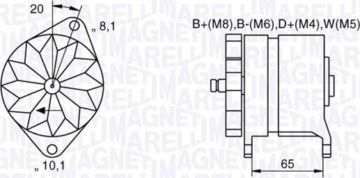 Magneti Marelli 063534681400 - Alternateur cwaw.fr