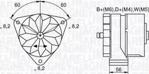 Magneti Marelli 063534897070 - Alternateur cwaw.fr