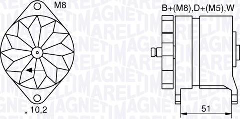 Magneti Marelli 063534882060 - Alternateur cwaw.fr