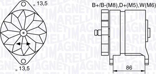 Magneti Marelli 063536895380 - Alternateur cwaw.fr