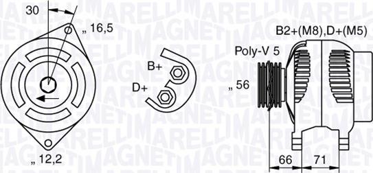 Magneti Marelli 063533250590 - Alternateur cwaw.fr