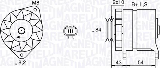 Magneti Marelli 063532625010 - Alternateur cwaw.fr