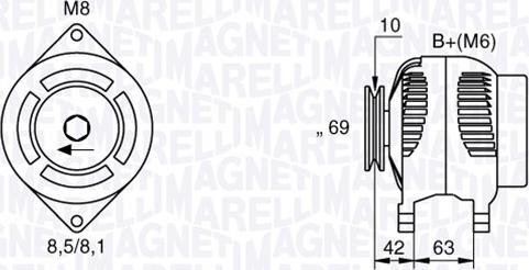 Magneti Marelli 063532620010 - Alternateur cwaw.fr