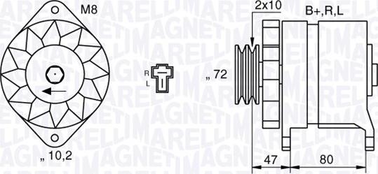 Magneti Marelli 063532621010 - Alternateur cwaw.fr