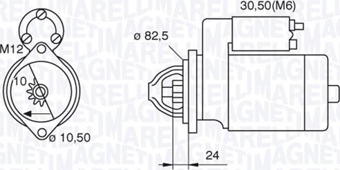 Magneti Marelli 063521090680 - Démarreur cwaw.fr