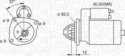 Magneti Marelli 063521092680 - Démarreur cwaw.fr