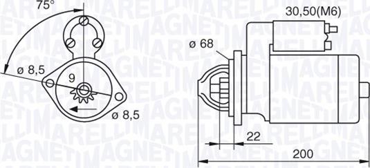 Magneti Marelli 063521074920 - Démarreur cwaw.fr