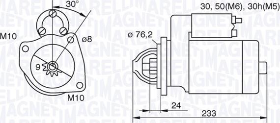 Magneti Marelli 063521074420 - Démarreur cwaw.fr