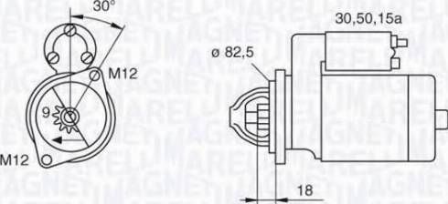 Magneti Marelli 063521070680 - Démarreur cwaw.fr