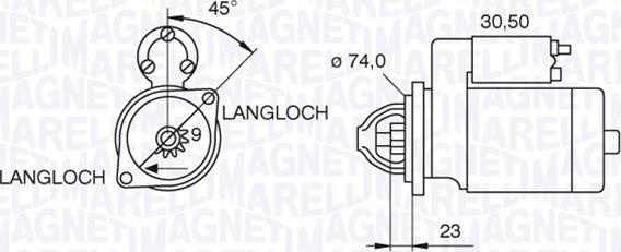 Magneti Marelli 063521070780 - Démarreur cwaw.fr