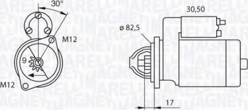 Magneti Marelli 063521070730 - Démarreur cwaw.fr