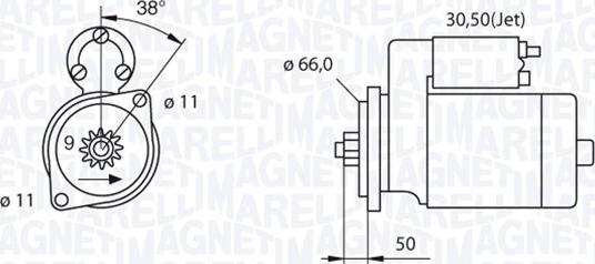 Magneti Marelli 063521240220 - Démarreur cwaw.fr