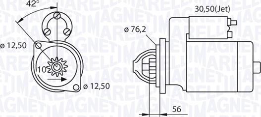 Magneti Marelli 063521250420 - Démarreur cwaw.fr