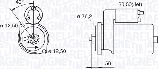 Magneti Marelli 063521204000 - Démarreur cwaw.fr