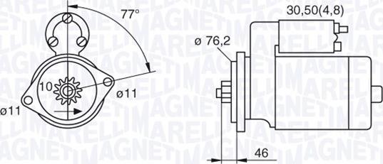 Magneti Marelli 063521230160 - Démarreur cwaw.fr