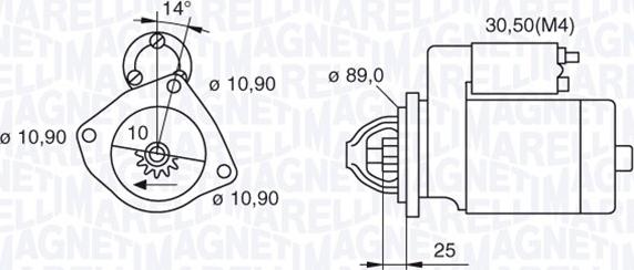 Magneti Marelli 063523680820 - Démarreur cwaw.fr