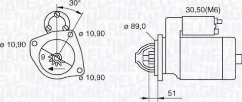 Magneti Marelli 063523683090 - Démarreur cwaw.fr