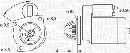 Magneti Marelli 063523625010 - Démarreur cwaw.fr