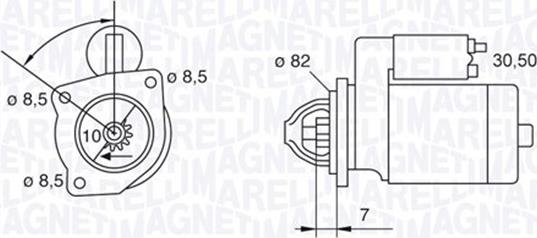 Magneti Marelli 063523626010 - Démarreur cwaw.fr