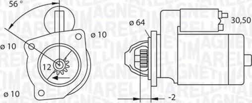 Magneti Marelli 063523622010 - Démarreur cwaw.fr