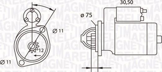 Magneti Marelli 063523627010 - Démarreur cwaw.fr