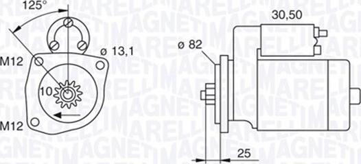 Magneti Marelli 063522609010 - Démarreur cwaw.fr