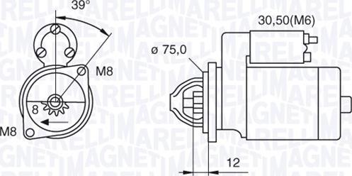 Magneti Marelli 063522607010 - Démarreur cwaw.fr