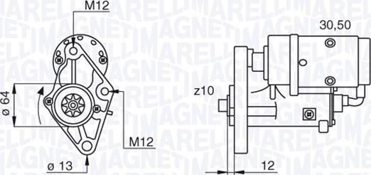 Magneti Marelli 063522616010 - Démarreur cwaw.fr