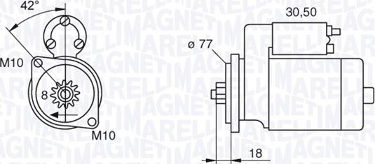 Magneti Marelli 063522626010 - Démarreur cwaw.fr