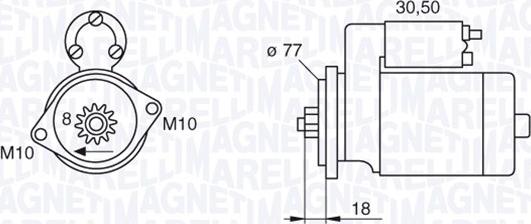 Magneti Marelli 063522620010 - Démarreur cwaw.fr