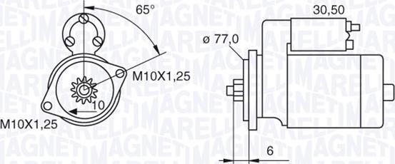 Magneti Marelli 063522623010 - Démarreur cwaw.fr