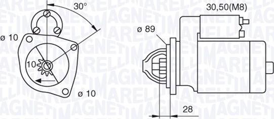 Magneti Marelli 063522188120 - Démarreur cwaw.fr