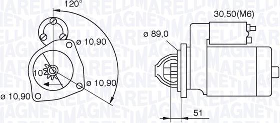 Magneti Marelli 063522310160 - Démarreur cwaw.fr