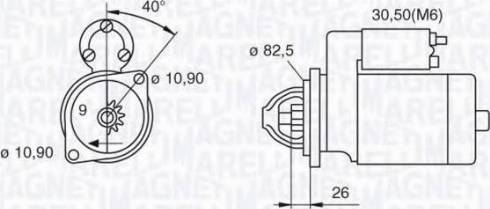 Magneti Marelli 063522230160 - Démarreur cwaw.fr