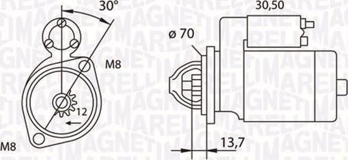 Magneti Marelli 063191007010 - Démarreur cwaw.fr