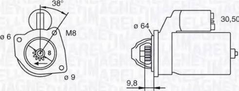 Magneti Marelli 063102021010 - Démarreur cwaw.fr