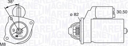 Magneti Marelli 063114014010 - Démarreur cwaw.fr