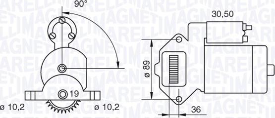 Magneti Marelli 063187051010 - Démarreur cwaw.fr