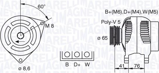 Magneti Marelli 063341695010 - Alternateur cwaw.fr